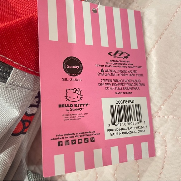 Hello Kitty Grey Backpack - Picture 6 of 7